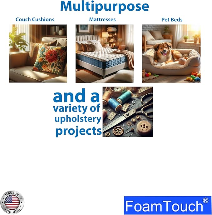 FoamTouch 4" Gel-Memory-Foam-Mattress No Cover
