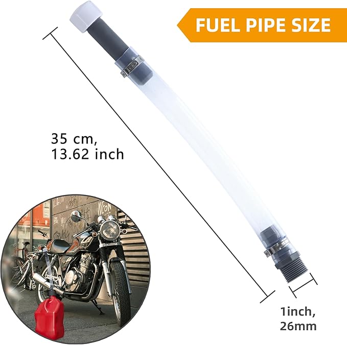 Racing Fuel Jug Hose Kit -Vp Fuel Can spout Compatible with 3/5/5.5 Gallon Gas Cans, Improved Filter Design, Pack of 4