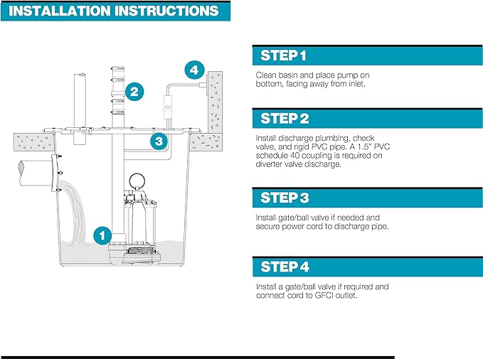 WAYNE HALO50 Smart Sump Pump – ½ HP Stainless Steel Basement Protection Pump, Up to 5,100 GPH – Digitally Connected Flood Protection with App Monitoring – Quiet Operation