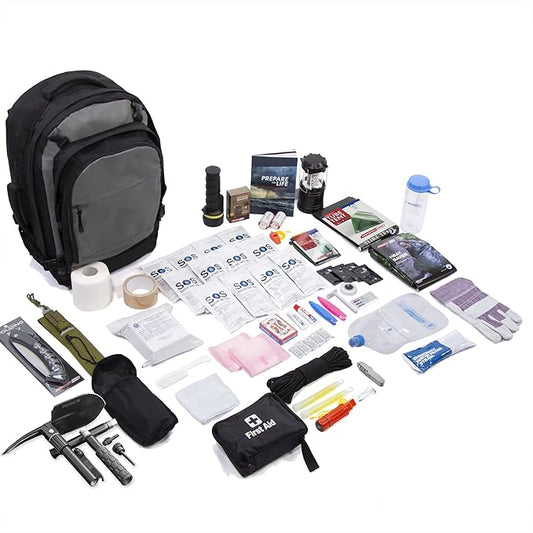 1 Person Bug out Bag Survival Kit Premium Supplies by Emergency Zone