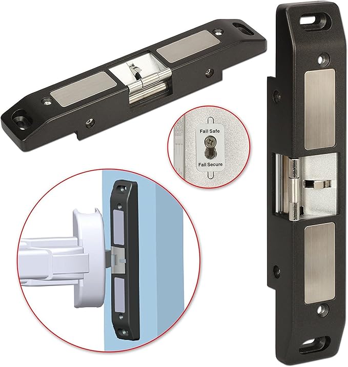 MENGQI-CONTROL TCP/IP Network 4 Door Smart Access Control Panel System Electric Strike Lock for Push Panic Bar Device Emergency Door, RFID Keypad Reader Enroll USB Reader 110V Power Supply Box