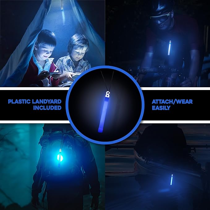 Be Ready - Industrial 12 Hour Illumination Emergency Safety Chemical Light Glow Sticks 12 Pack