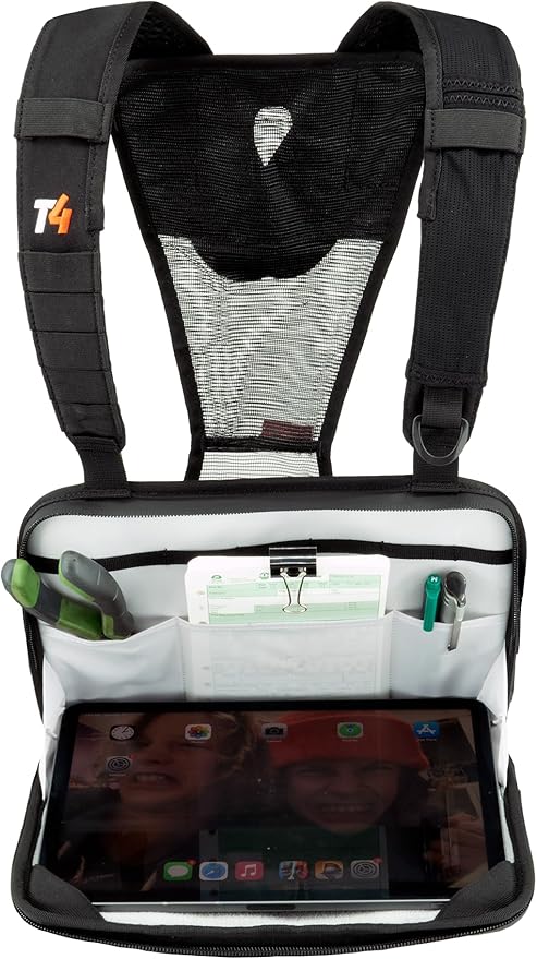 Double Radio Harness for Outdoor Technicians, Wildland Firefighters, Search & Rescue, & Riggers