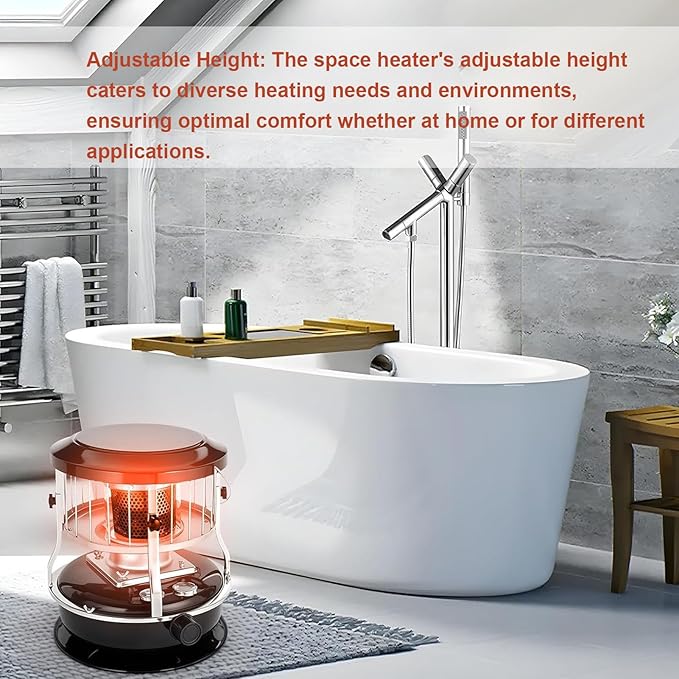 Portable Kerosene Heater Indoor Outdoor, Kerosene Stove Non Electric Heaters, Emergency Oil Heater, for Heating Garage Cooking Camping
