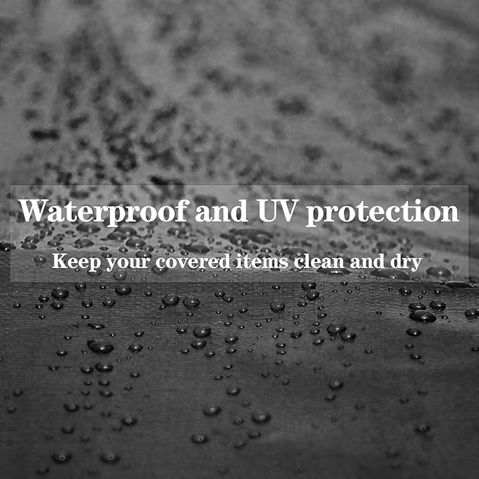 Tarp Heay Duty Waterproof 14x18ft,Black Tarps Plastic Tarp Cover Poly Tarpaulin for Outdoor Cover,Emergency Rain,Roof, Pool, Boat,Camping - Multipurpose with 12Mil Thickness