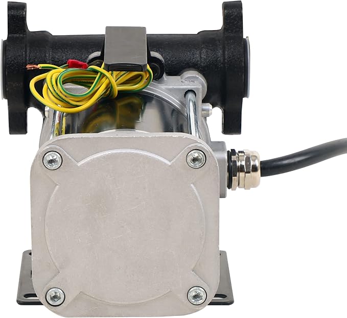 12V Automatic Gasoline Fuel Transfer Pump Kit,15 GPM Heavy-duty Self Priming Portable Self-priming Fuel Oil Transfer Pump for Gasoline, Diesel, Kerosene, Mineral Spirits and More
