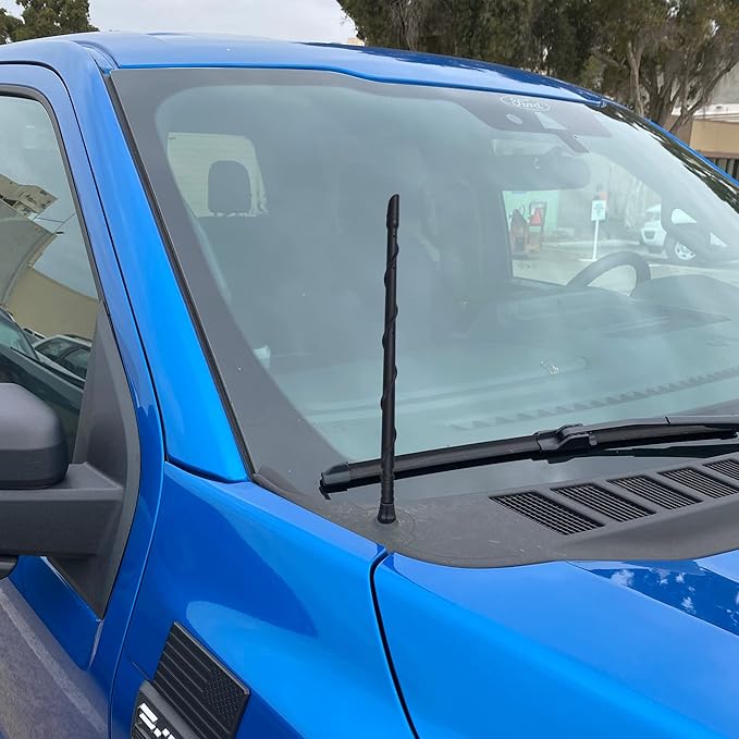 VOFONO 13 Inch Antenna Compatible with 2009-2025 Dodge Ram 1500 2500 3500, Dodge Ram 1500 Accessories New Spiral Flex Rubber Ram 1500 Antenna Replacement