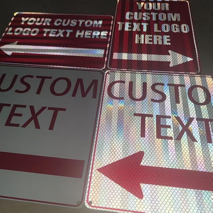 Custom Metal Sign, Business Signs for Outside, 10x7 Inches, Rust Free Aluminum, Engineer Grade Reflective Option, UV Protected, Weather/Fade Resistant