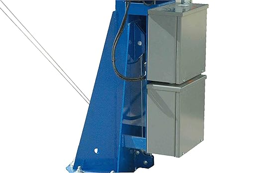 4000 Watt 16 Foot Telescoping Light Mast - Fold Over Light Tower - 360 Degrees Rotating Boom - High Mast - Powder Coat Finish