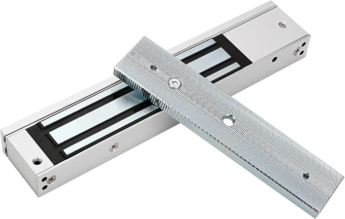 Mag Lock 280KG / 600 LBS of Magnetic Holdings Force Electromagnetic Commercial Lock 12V, LED Indicator When Closed NO/NC Options,for Access Control System