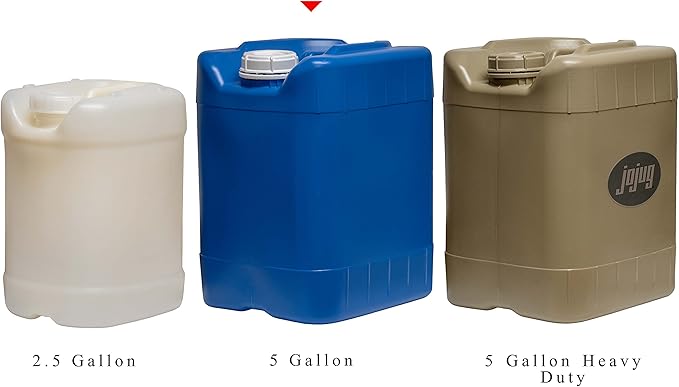 API Kirk Containers 5 Gallon Samson Stackers, Blue, 4 Pack (20 Gallons), Emergency Water Storage Kit - New! - Clean! - Boxed! - Kit Includes One Spigot and Cap Wrench