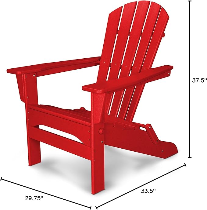 POLYWOOD Palm Coast Folding Adirondack Chair