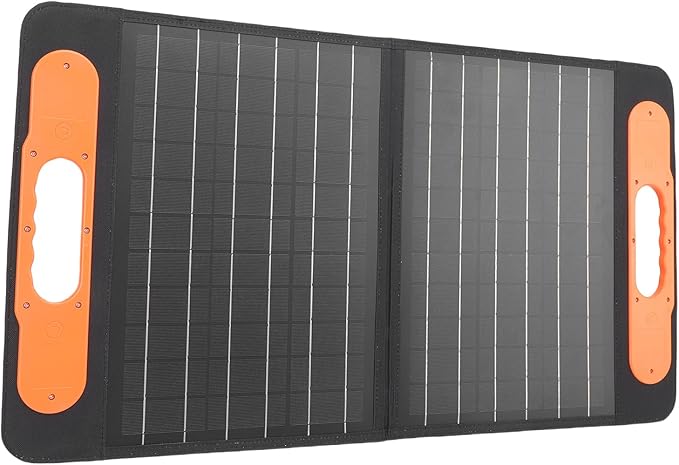 YWBL-WH 100W Portable Solar Panel, Foldable Monocrystalline Solar Charger with USB A Type C DC5521 Output, IP65 Water Proof for Camping RV Emergency Power Station