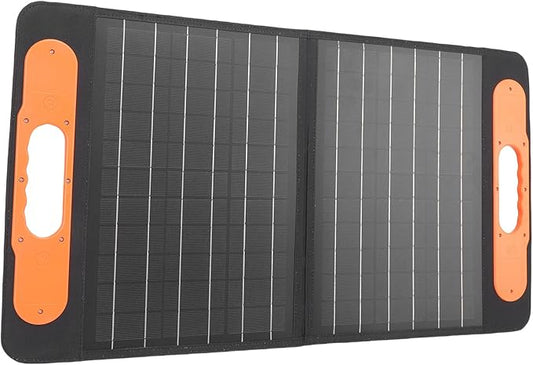 YWBL-WH 100W Portable Solar Panel, Foldable Monocrystalline Solar Charger with USB A Type C DC5521 Output, IP65 Water Proof for Camping RV Emergency Power Station