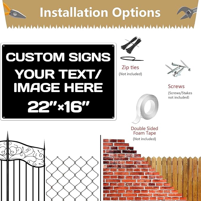 custom signs,custom,Aluminum Weatherproof Metal Sign,Multiple Sizes,Custom Personalized Text And picture Here,graduation yard sign,Graduation Gifts