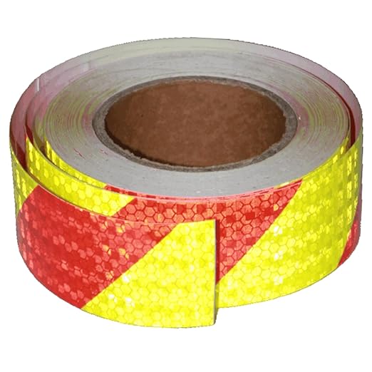 Reflective Tape 2 Inch x 68 Feet, Outdoor Waterproof High Visibility Warning Reflector, Night Safety Stickers for Bicycles