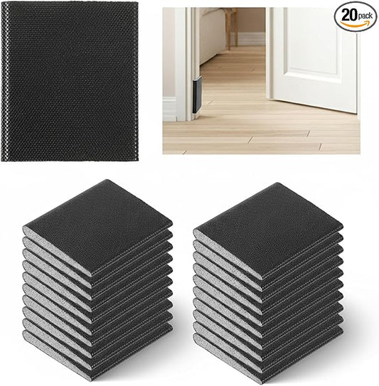 20 Pcs Door Corner Seals, Door Weather Stripping Doors Seal Strip Wedge Draft Plugs, Stripping Draft Stopper for Weather Protection Isolation of Noise