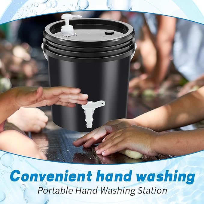 Honeydak Portable Hand Wash Station with Soap Dispenser 2.6 Gallon Portable Hand Washing Station for Sports Outdoor Events Camping Beach Travel