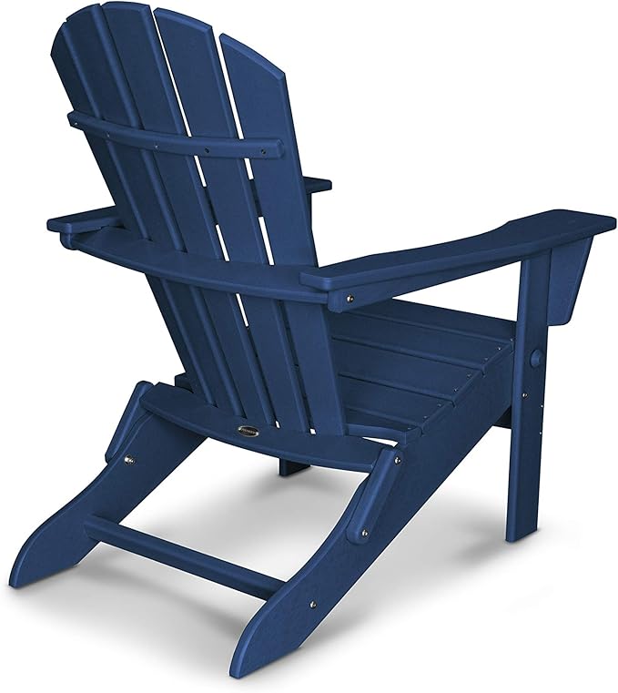 POLYWOOD® Palm Coast Folding Adirondack in Navy