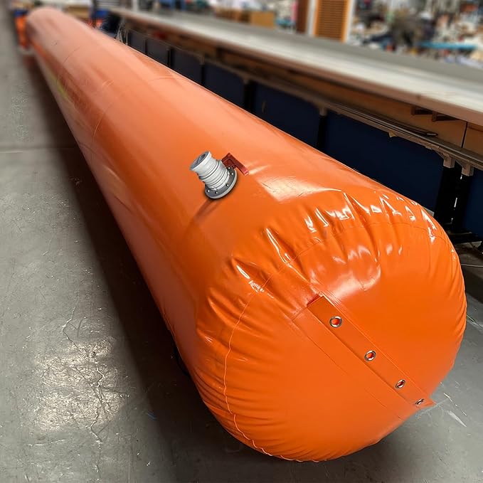 PVC Water Filled Flood Control Barrier Anti Flood Hose Flood Barrier Tube，Instead of Sandbags(400"x23.6")