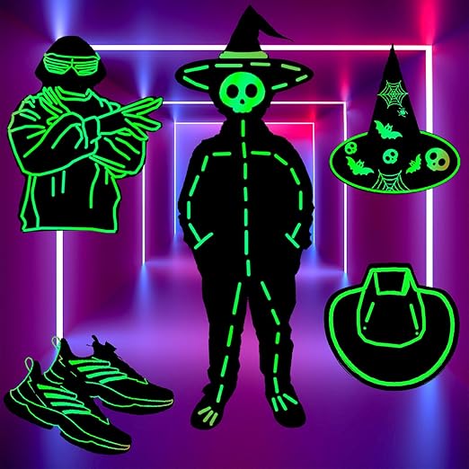 Glow in The Dark Tape - 33 FT X 0.5 Inch, Fluorescent, Waterproof, Luminous Reflective Tape for Stairs, Walls, Steps, Exit Signs, Theatres, Staged & Dark Areas
