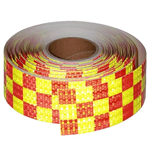 Industrial Reflective Tape Outdoor Waterproof 3 inch Wide, High Visibility Safety Warning Reflector Sticker Strips (168 feet)