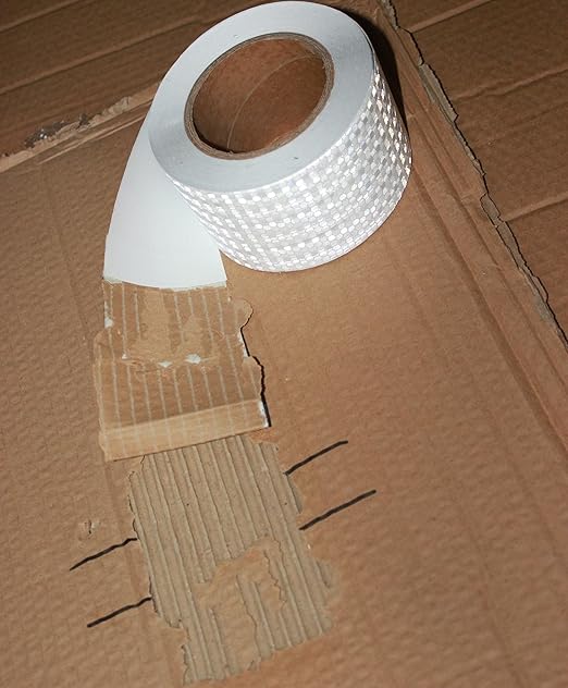 White Reflective Tape 3 inch Wide for Cars, Outdoor Waterproof High Visibility Safety Warning Reflector Sticker Strips (68 feet)
