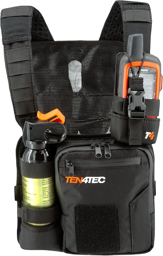 Single Radio Harness for Outdoor Technicians, Wildland Firefighters, Search & Rescue, & Riggers
