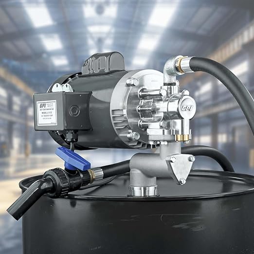 GPI - L5132 Heavy Duty Oil Transfer Pump for High Viscosity Fluids, 32 QPM/8 GPM, 115/230 Volt AC (142100-02)