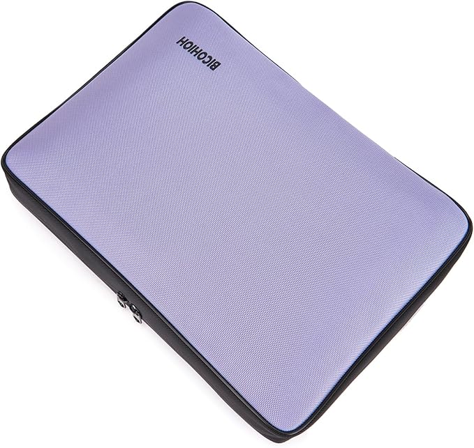 Portable Document Bag, Important Document Organizer, Storage Pouch File Folder for Important Papers, Emergency Binder, Birth Certificates, Social Security Cards, Passports, Photos (Purple;)