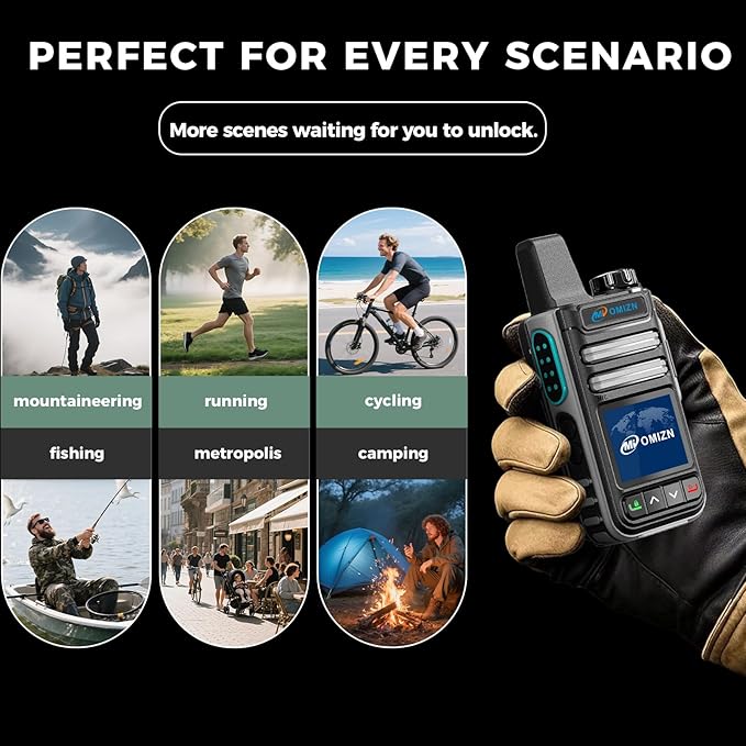 G3 4G LTE Dual SIM Watch Walkie Talkie, Unlimited Range, Lifetime Free, IP65, AES256 Encryption, Noise Reduction, Long - Lasting Battery