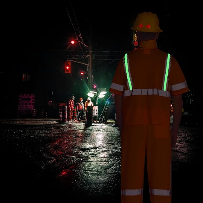 A-SAFETY class 3 safety vests Glow vest
