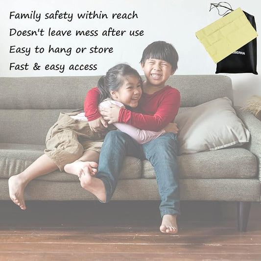Emergency Fire Blanket for Home and Kitchen - 2 Pack - Fire Blankets Emergency for Home Safety 40” x 40” - Suppression Shield Retardant Extinguisher Fiberglass Welding Fireproof Cloth Towel