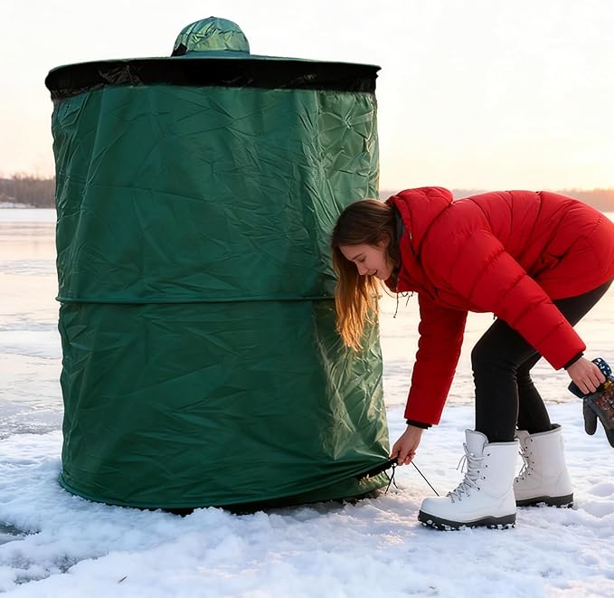 Outdoor Tent - Waterproof Foldable Easy Setup Shelter, Portable Camping Cabin, Privacy Enclosure, Lightweight Travel Pod | Quick pop upss Tent for Showering Changing Beach Road Trip Travel Use.