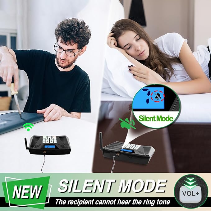 Intercoms Wireless for Home Hands Free, Upgrade Two Way Intercom 5300 Feet Range, Full Duplex Wireless Intercom System for Home Use, Home Communication System with Clear Sound(4 Packs, Black)