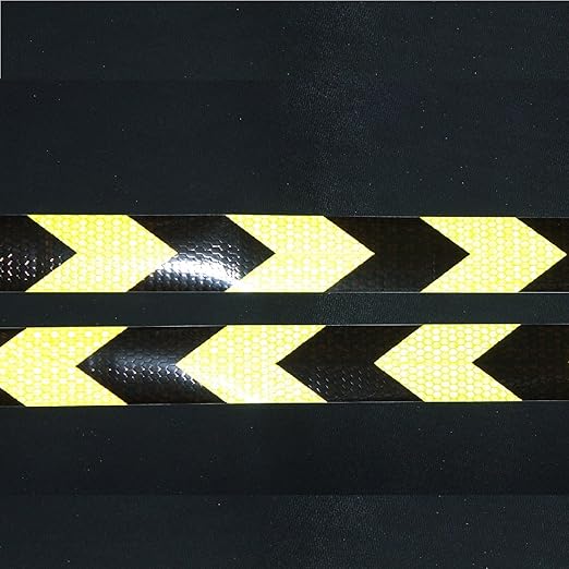 Reflective Tape 1 Inch x 68 Feet, Outdoor Waterproof Warning Conspicuity Reflector, Night Safety Sticker for Car Trailer