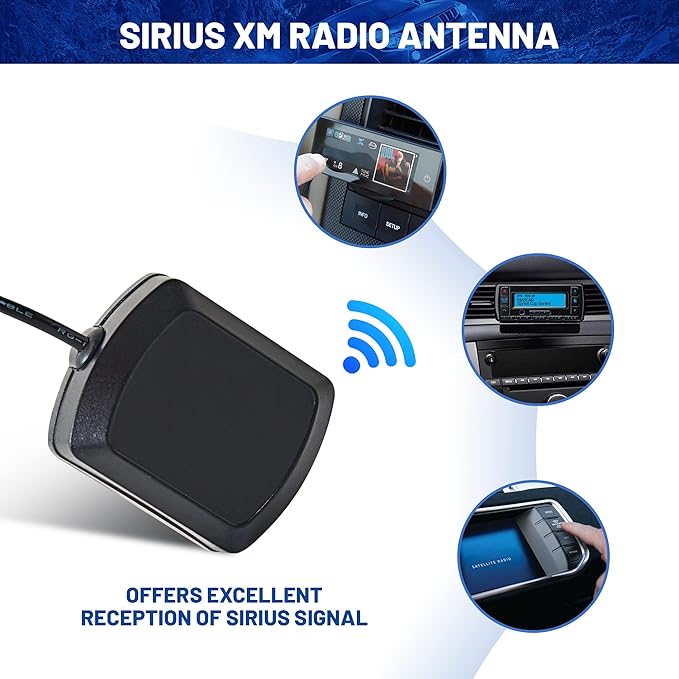 Anina 23FT Sirius XM Radio Antenna with Magnetic Compatible with All Sirius and XM Satellite Radio Receiver, GPS Antenna
