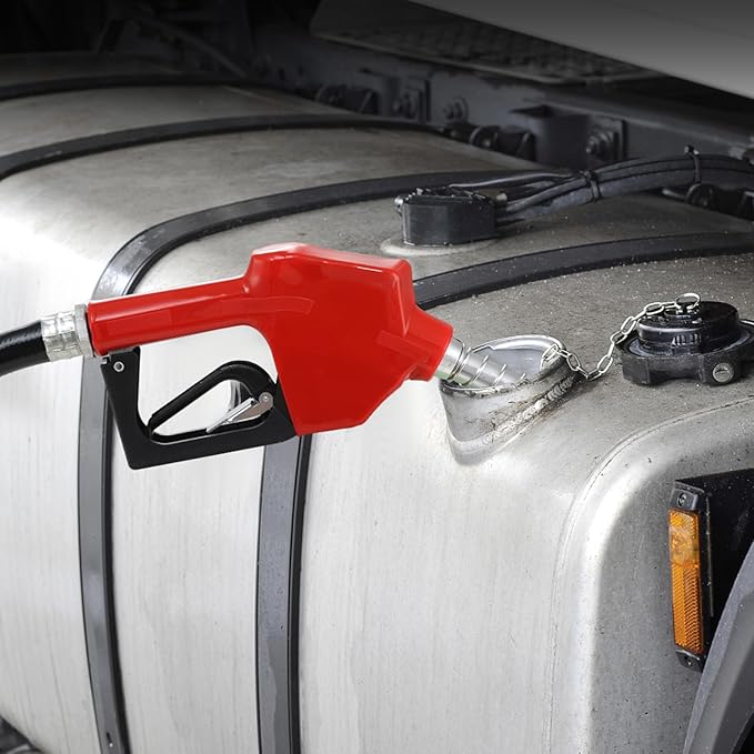 VEVOR Diesel Fuel Transfer Pump Kit, 12V 10 GPM DC with Automatic Shut-off Nozzle and Hose, Portable Electric Self-Priming Fuel Extractor Pump, for Diesel, Kerosene, Machine Oil, and Transformer Oil