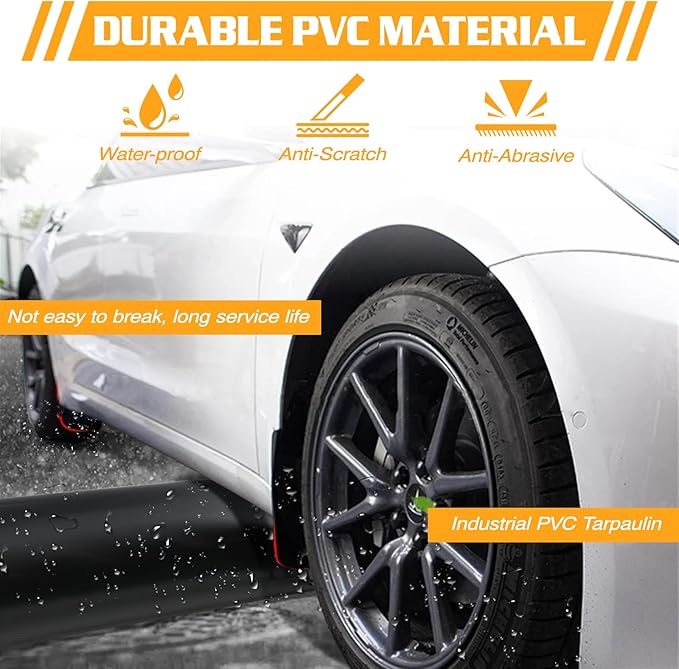 2 Pack PVC Flood Barriers Bags, 11.8Ft x 6.7 in Inflatable Flood Barriers for Home Water Barrier Bag Reusable Flood Prevention Barriers Sandbag Alternative for Home Outdoor Flood