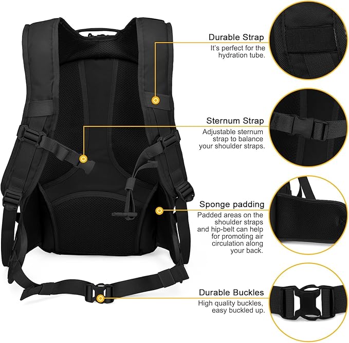 Mardingtop Tactical Molle Backpack for Men- 18L/28L EDC Hiking & Motorcycle Backpack