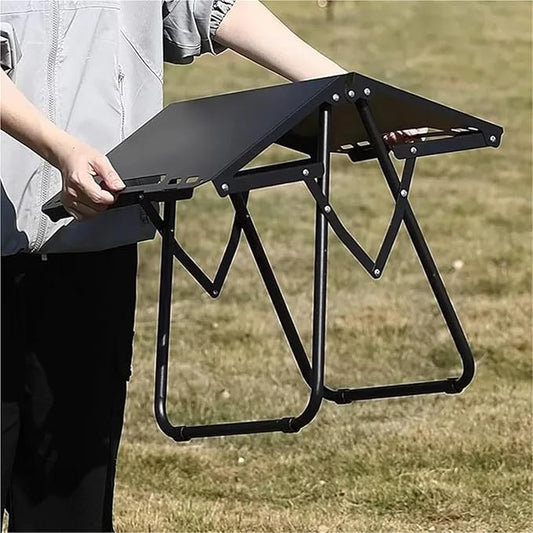 Portable Folding Camping Table – Multifunctional Hangable Edge Design for Beach, Picnic, Hiking & BBQ