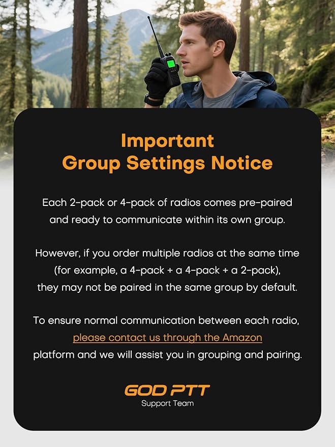 Global Rapid Walkie Talkies【Lifetime Free】, Unlimited Range 4G LTE PoC (Push-to-Talk Over Cellular) Radios, Nationwide PTT Two Way Radios, Long Distance for Family, Logistics, Company with SIM Card