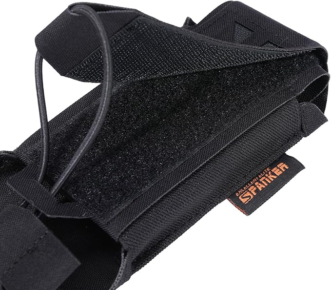 EXCELLENT ELITE SPANKER Tactical Universal Radio Holster Holder Molle Radio Pouch Adjustable for Duty Belt,Vest for Two Ways Walkie Talkie