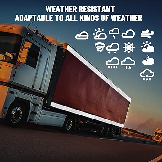 Reflective Tape, 1 Inch x 30 Feet - High Intensity - White Reflective Safety Tape Waterproof Conspicuity for Trailer Reflector Trucks Bikes Baby Strollers Helmets