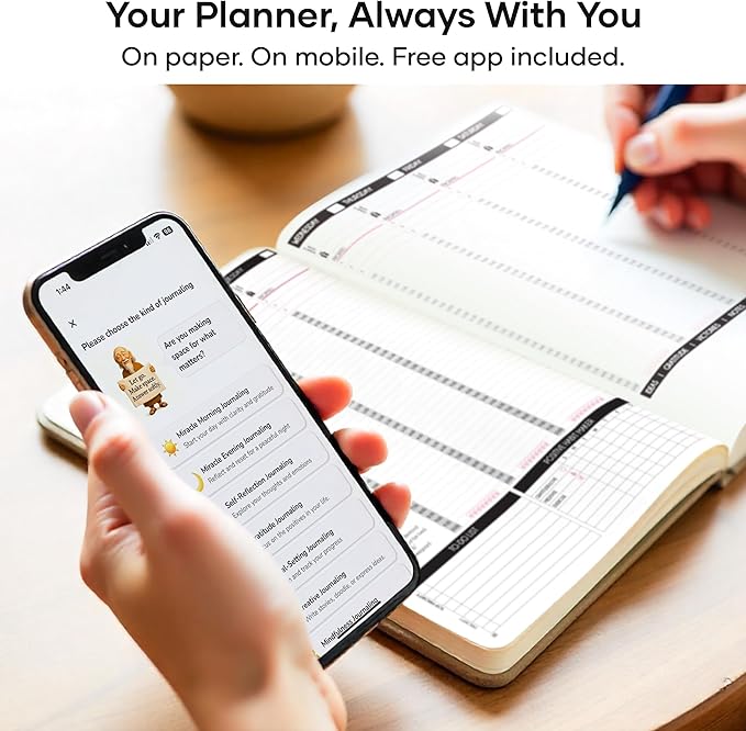 Law of Attraction Planner - Undated Hourly, Weekly & Monthly Goal Setting Planner, 12-Month to Increase Productivity | Life & Gratitude Journal, Include Foldable Vision Board, Gift Box & Stickers