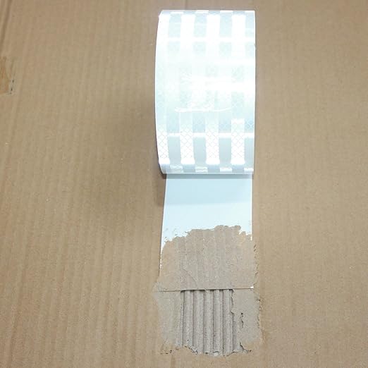 White Reflective Tape 3 inch Wide for Cars, Outdoor Waterproof High Visibility Safety Warning Reflector Sticker Strips (68 feet)