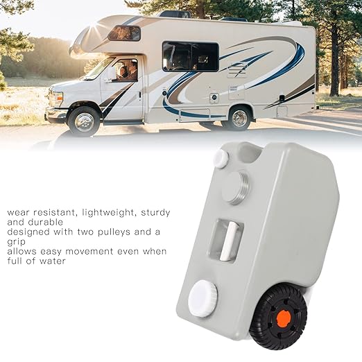 Portable RV Waste Holding Tank Large Capacity Tote Tank HDPE Water Tank for Boat RV Humanized Design