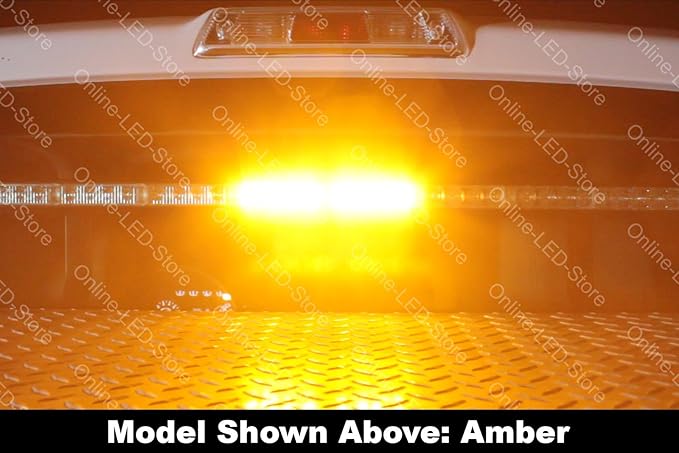 SolarBlast 36" Amber LED Traffic Advisor Light Bar with TA Controller Box - [SBTA84-AM] 12V Waterproof Directional Yellow Flashing Emergency Safety Warning Lightbar Lights for Work Trucks Vehicle Car