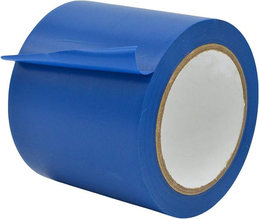 MAT Vinyl Marking Tape Dark Blue - 4 inch x 36 yds. for Safety Floor Marking (School Gym, Restaurants, Warehouse), Dance Floor Splicing, Pinstriping Cars & Boats