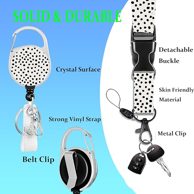 Fun Badge Holder Lanyard Fashion ID Card Holders Detachable Name Tag Clips Cute Funny Nurse Teacher Office Gifts Women Man Badge Holder (Little bit)